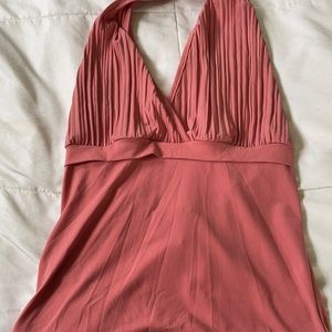 Halter top (dusty rose)